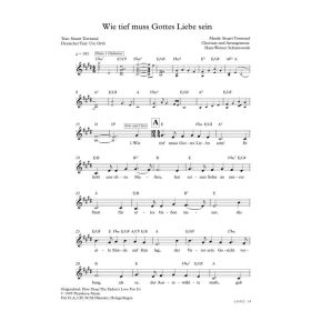Produktbild des Artikels Wie tief muss Gottes Liebe sein / How deep the father's love for us (Noten - Download)