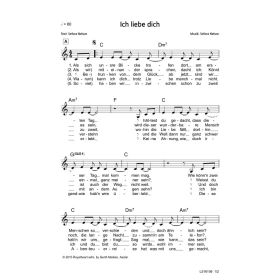 Produktbild des Artikels Noten - Download Ich liebe dich