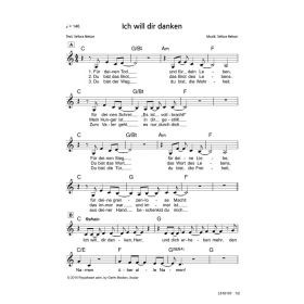 Produktbild des Artikels Ich will dir danken (Noten - Download)