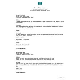 Produktbild des Artikels Bennis Weihnachtsstern (Liedtexte) (Noten - Download)