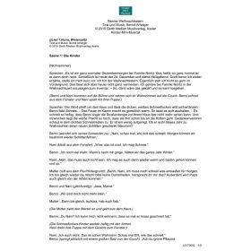 Produktbild des Artikels Bennis Weihnachtsstern (Szenentexte) (Noten - Download)