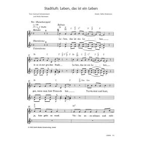 Produktbild des Artikels Stadtluft: Leben, das ist ein Leben (Noten - Download)