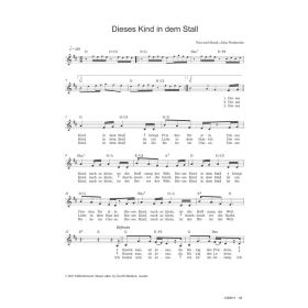 Produktbild des Artikels Noten - Download Dieses Kind in dem Stall