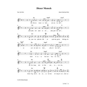 Produktbild des Artikels Dieser Mensch (Noten - Download)