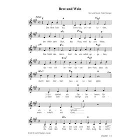 Produktbild des Artikels Brot und Wein (Noten - Download)
