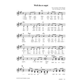 Produktbild des Artikels Weil du es sagst (Noten - Download)