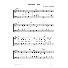 Produktbild des Artikels Mitten ins Leben (Noten - Download)