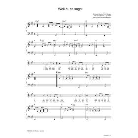Produktbild des Artikels Weil du es sagst (Noten - Download)