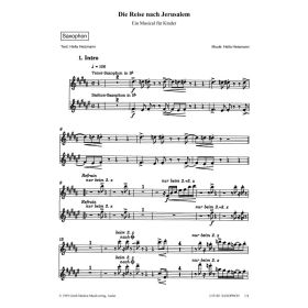 Produktbild des Artikels Die Reise nach Jerusalem (SAXOPHON) (Noten - Download)