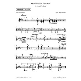 Produktbild des Artikels Die Reise nach Jerusalem (TROMPETE 1+2 in B) (Noten - Download)