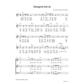 Produktbild des Artikels Gesegnet bist du (Noten - Download)