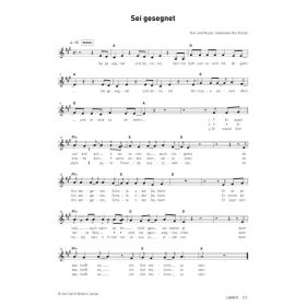 Produktbild des Artikels Sei gesegnet (Noten - Download)