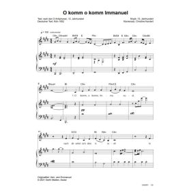 Produktbild des Artikels O komm o komm Immanuel / Veni Veni Emmanuel (Noten - Download)