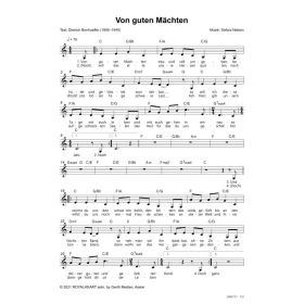 Produktbild des Artikels Noten - Download Von guten Mächten