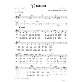 Produktbild des Artikels Noten - Download Endlich (Chor)