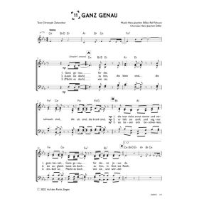 Produktbild des Artikels Ganz genau (Chor) (Noten - Download)