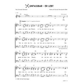 Produktbild des Artikels Noten - Download Unfassbar - Er lebt (Chor)