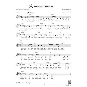 Produktbild des Artikels Und auf einmal (einstimmig) (Noten - Download)