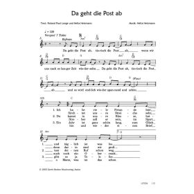 Produktbild des Artikels Da geht die Post ab (Noten - Download)