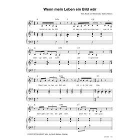 Produktbild des Artikels Noten - Download Wenn mein Leben ein Bild wär