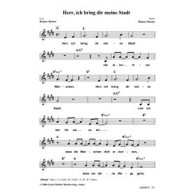 Produktbild des Artikels Noten - Download Herr, ich bring dir meine Stadt