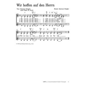 Produktbild des Artikels Wir hoffen auf den Herrn (Frauenchor) (Noten - Download)