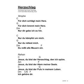 Produktbild des Artikels Noten - Download Herzschlag