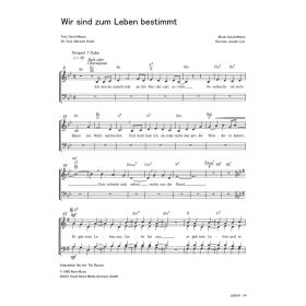 Produktbild des Artikels Wir sind zum Leben bestimmt / We Are The Reason (Noten - Download)