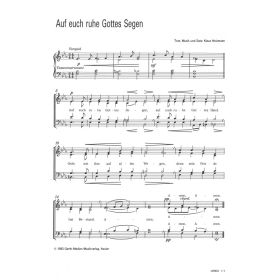 Produktbild des Artikels Auf euch ruhe Gottes Segen (Noten - Download)