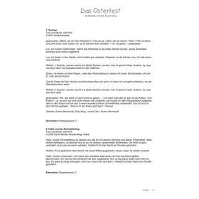 Produktbild des Artikels Das Osterfest (Liedtexte) (Noten - Download)