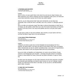 Produktbild des Artikels Die Reise nach Jerusalem (Erzählertext) (Noten - Download)