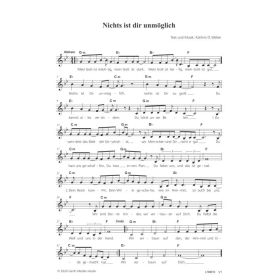 Produktbild des Artikels Noten - Download Nichts ist dir unmöglich