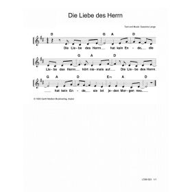 Produktbild des Artikels Die Liebe des Herrn (Noten - Download)