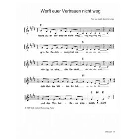 Produktbild des Artikels Werft euer Vertrauen nicht weg (Noten - Download)