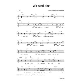 Produktbild des Artikels Noten - Download Wir sind eins