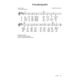 Produktbild des Artikels Freudenpsalm / Psalmpje (Noten - Download)