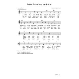 Produktbild des Artikels Beim Turmbau zu Babel / Bi j de toren van Babel (Noten - Download)