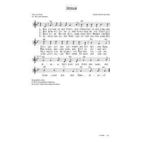 Produktbild des Artikels Josua / Jozua (Noten - Download)