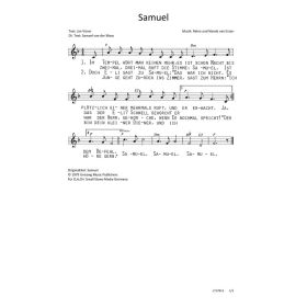 Produktbild des Artikels Samuel / Samuel (Noten - Download)