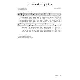 Produktbild des Artikels Achtunddreißig Jahre / 38 jaar (Noten - Download)