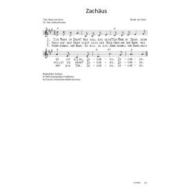 Produktbild des Artikels Zachäus / Zacheüs (Noten - Download)