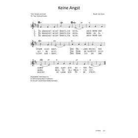 Produktbild des Artikels Keine Angst / Niet bang zi jn (Noten - Download)