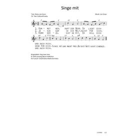 Produktbild des Artikels Singe mit / Zing maar mee (Noten - Download)