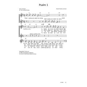 Produktbild des Artikels Psalm 1 / Psalm een (Noten - Download)