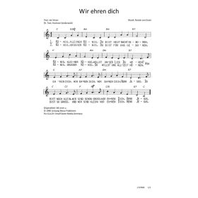 Produktbild des Artikels Wir ehren dich / Wij eren u (Noten - Download)