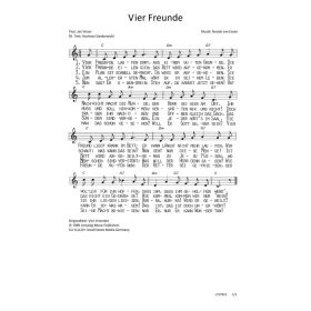 Produktbild des Artikels Vier Freunde / Vier Vrienden (Noten - Download)