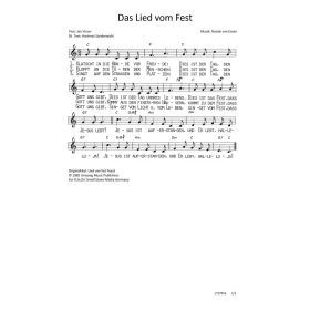 Produktbild des Artikels Das Lied vom Fest / Lied van het Feest (Noten - Download)