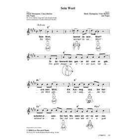 Produktbild des Artikels Sein Wort / God's Rules (Noten - Download)