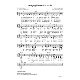 Produktbild des Artikels Hungrig komm ich zu dir / Hungry (Noten - Download)