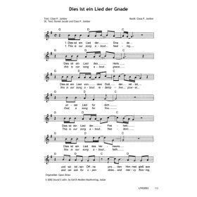 Produktbild des Artikels Dies ist ein Lied der Gnade / Open Skies (Noten - Download)